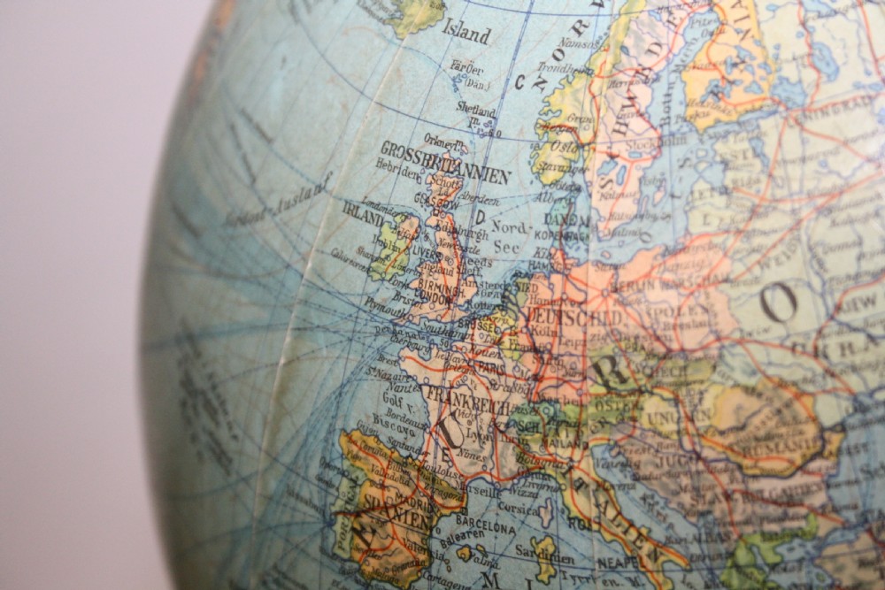 Early 20th century German Globe light View IV