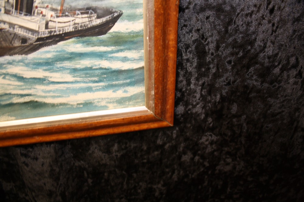 C1900 Watercolour study of the SS Imperator  View IV