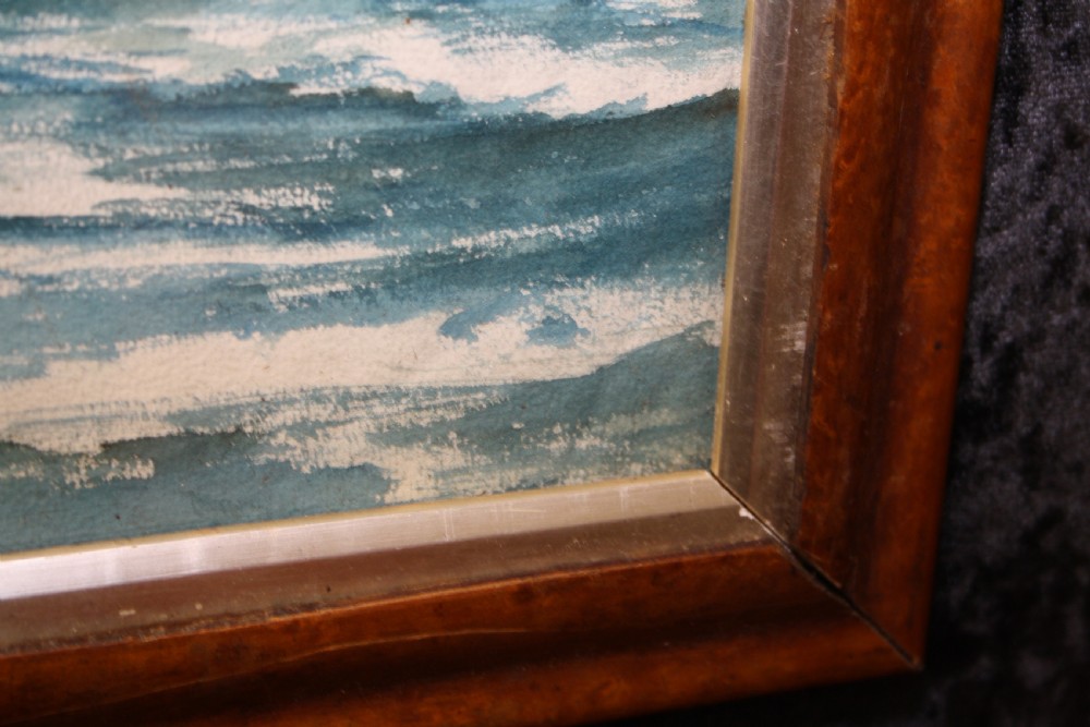 C1900 Watercolour study of the SS Imperator  View VII