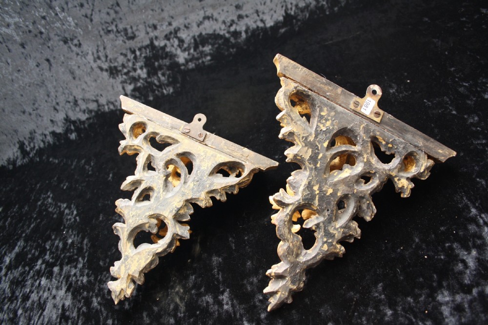Pair of gilt wall brackets View IV
