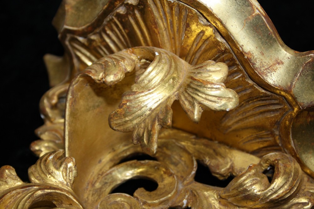 Pair of gilt wall brackets View VI