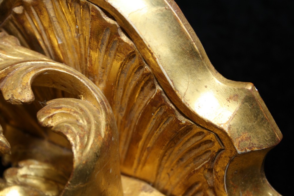 Pair of gilt wall brackets View VIII