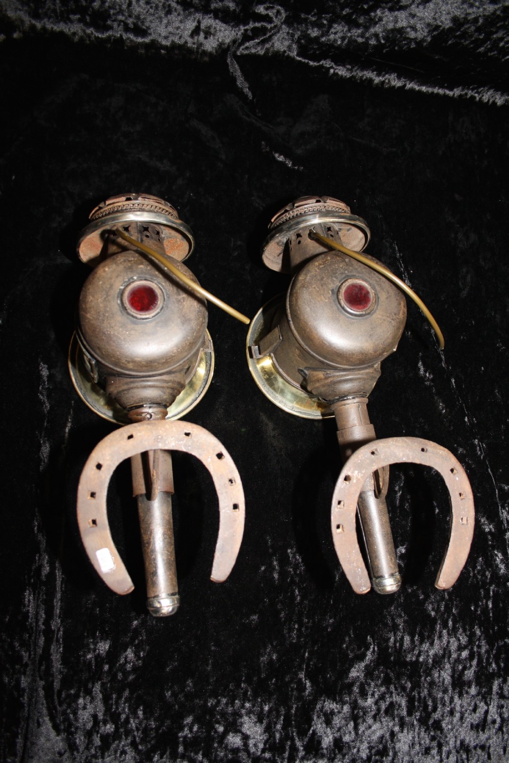 Pair of late 19th century carriage lights View V