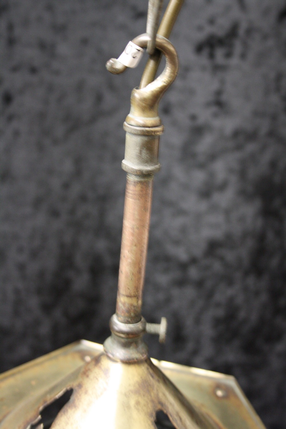 Arts and crafts brass Lantern View VII