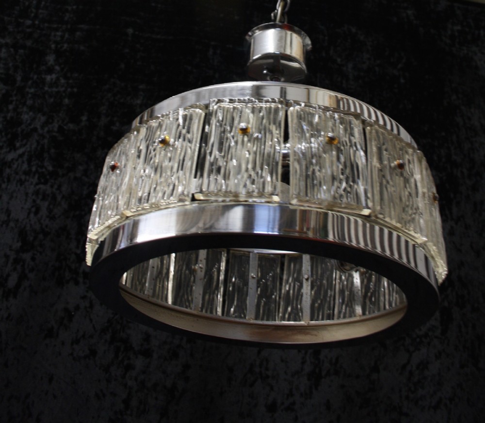 Art deco chandelier View II