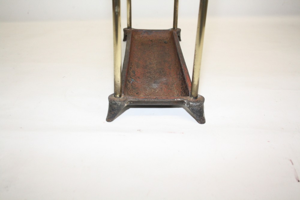 Late 19th century brass stick stand View IV