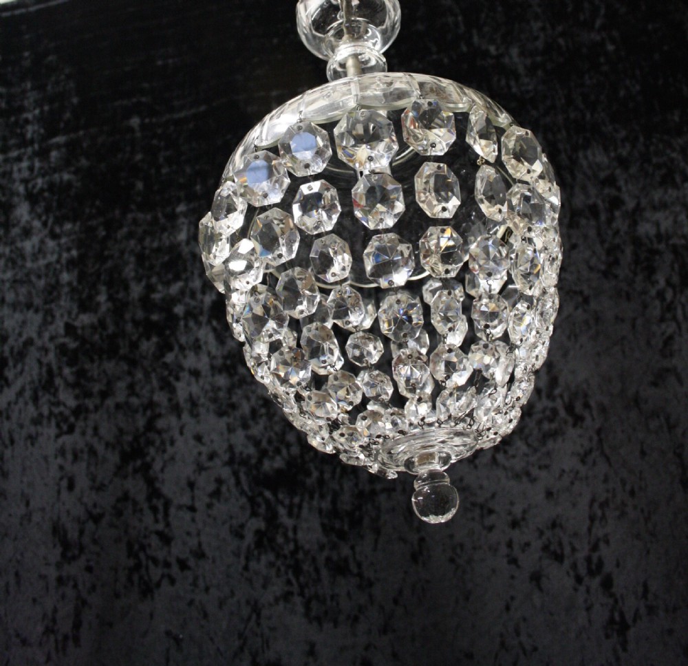 Glass dome top chandelier View II