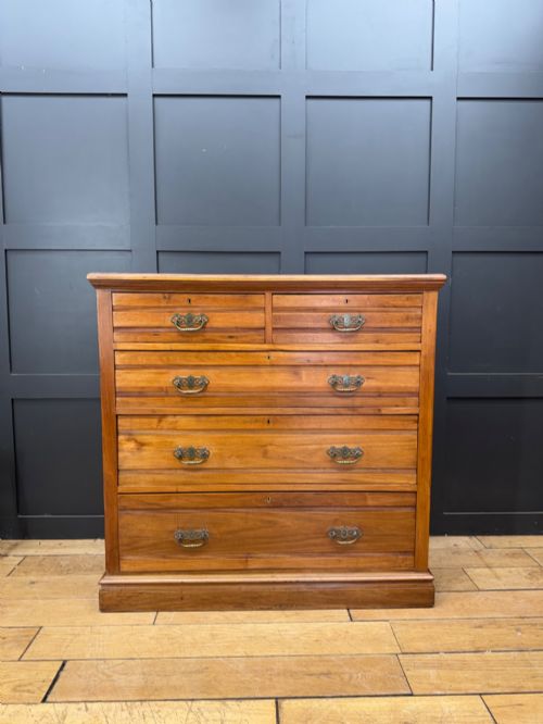 Antique Walnut Chest Of Drawers