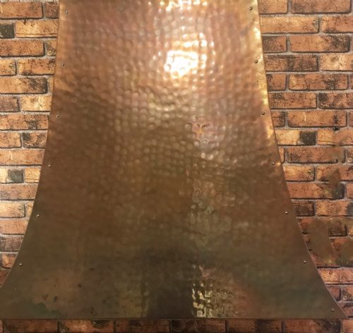 COPPER FIRE CANOPY HAMMERED HAND FINISH ORNAMENTAL USE