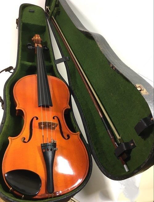 MUSICAL INSTRUMENT 34 SIZE VIOLIN CASE WITH BOW