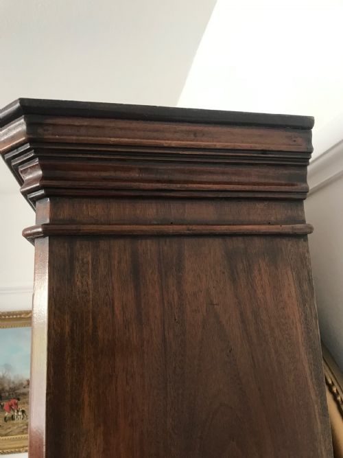 MINIATURE MAHOGANY BUREAU BOOKCASE REDUCED 14 SIZE APPRENTICE FRENCH POLISHED FURNITURE SAMPLE - ADDITIONAL PHOTO 14