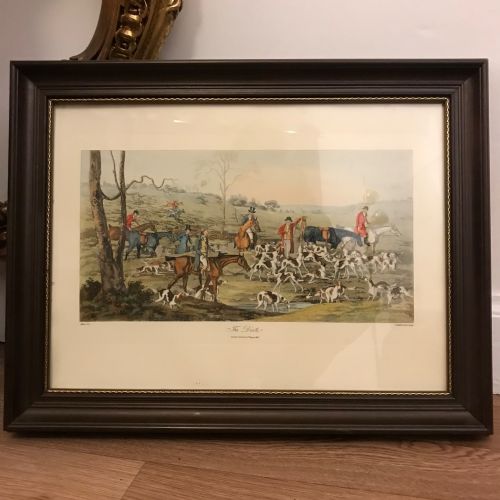 HUNTING LITHOGRAPH AFTER AIKEN PUBLISHED AUG 1821 - ADDITIONAL PHOTO 1