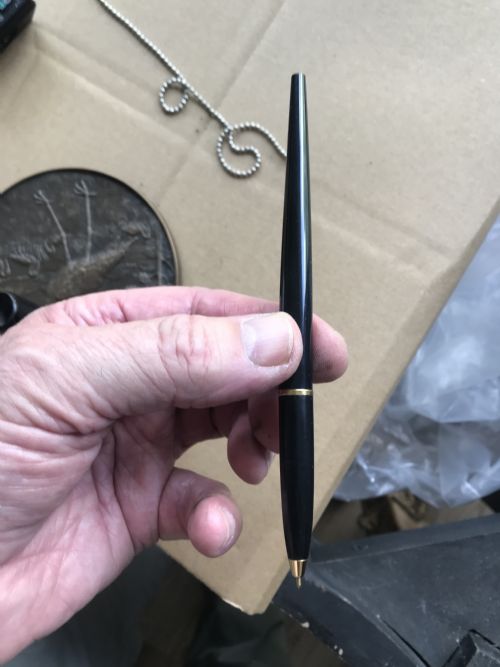 BRONZE MEDALLION PEN REST WITH IBIS BIRD DESIGN PEN BY ACOHEN CO LTD LONDON - ADDITIONAL PHOTO 13