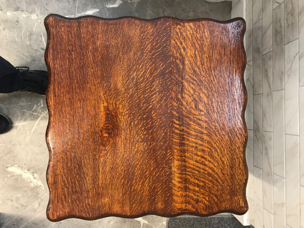 Oak Barley-twist Occasional Table c1920 View II
