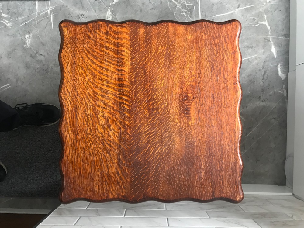 Oak Barley-twist Occasional Table c1920 View X