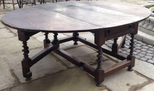 Rare Very  Large 8-10 Seater Oak Dining Table