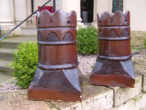 Pair of Victorian Chimney Pots