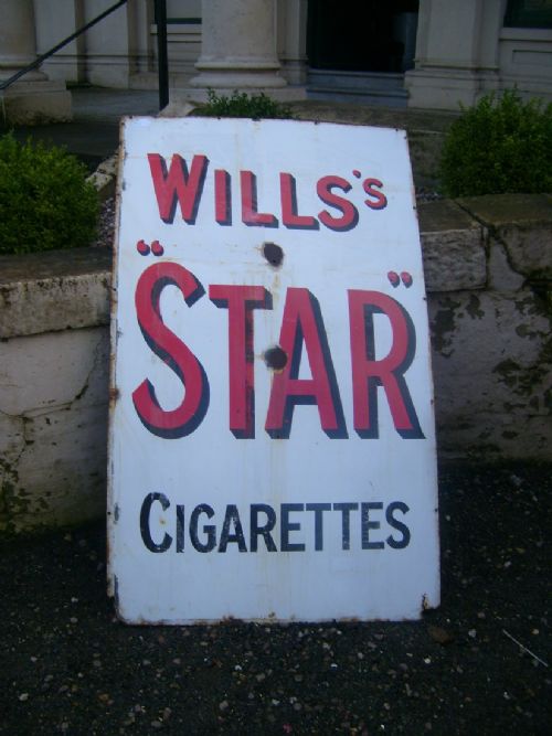 Wills Enamel Sign