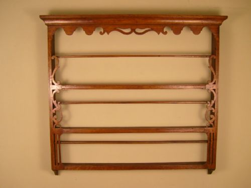 Georgian Oak  Delft Rack
