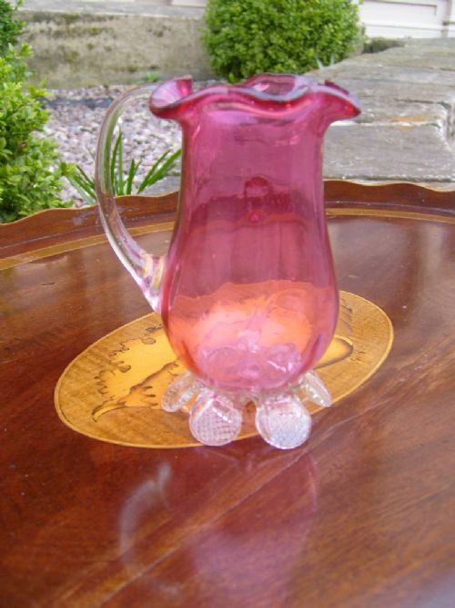 Cranberry  Cream  Jug