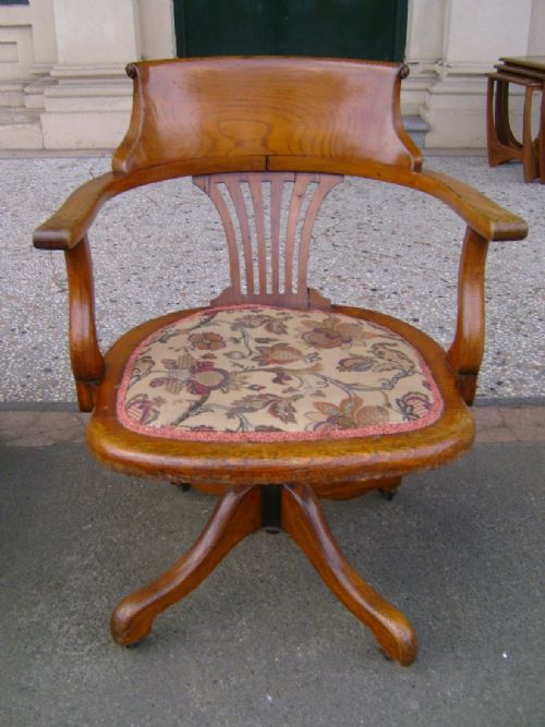 Oak Antique Desk Chair