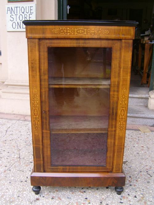 Victorian  Walnut  Side  Cabinet