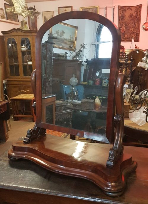 Victorian Mahogany  Dressing Mirror /Toilet Mirror