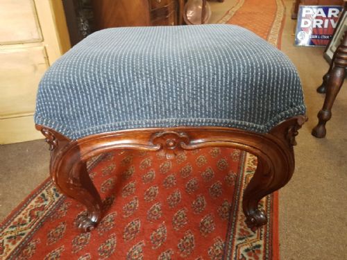 Large Victorian Foot Stool