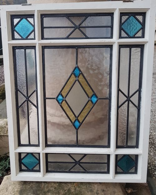 Art Deco  Glass Window