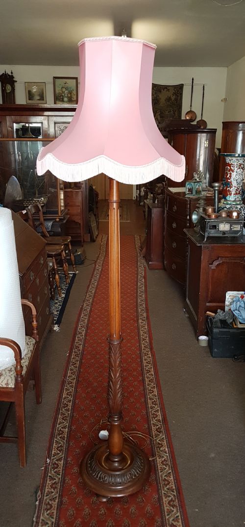 Walnut Lamp Standard