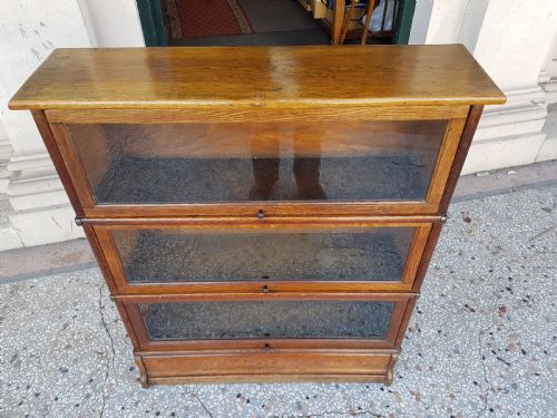 Antique Oak  Stacking   Globe Wernicke Bookcase