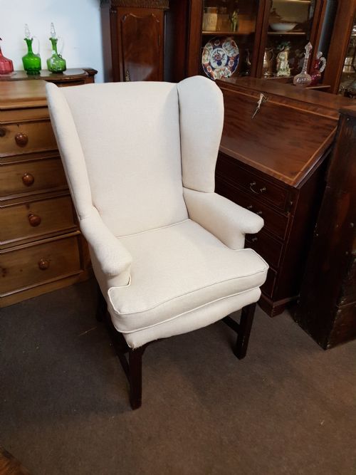 Antique Wing Back Chair