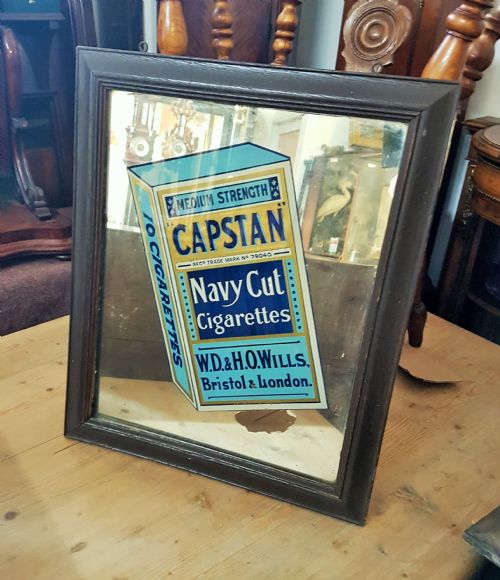 Antique Advertising Mirror