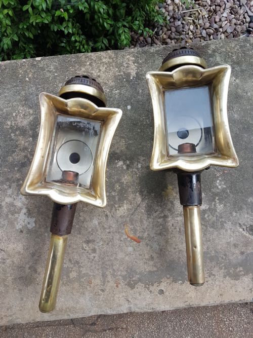 Pair of Victorian Coach Lamps