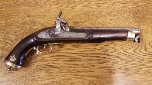 Antique  Percussion Military  Pistol