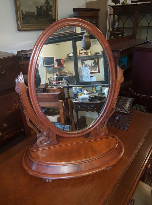Victorian  Mahogany  Mirror