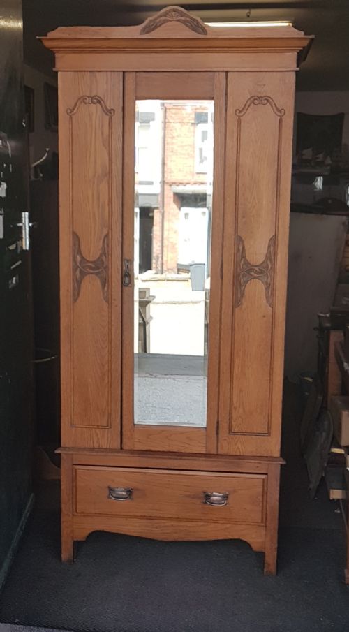 Antique Oak Wardrobe