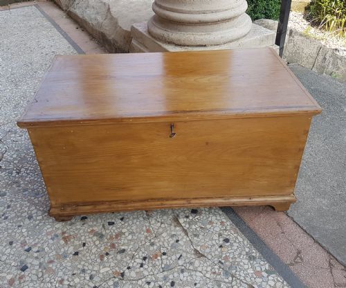 Antique Pine Blanket Chest