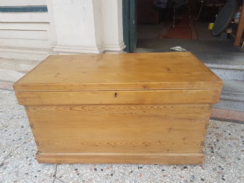 Antique Pine Blanket Box