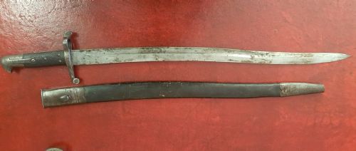 Antique  1856 Pattern  Yataghan Sword Bayonet