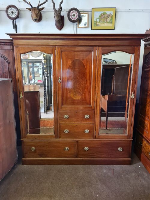 Antique Edwardian Wardrobe