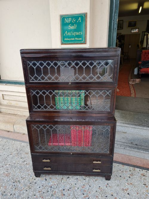 Antique  Oak Stacking Bookcase
