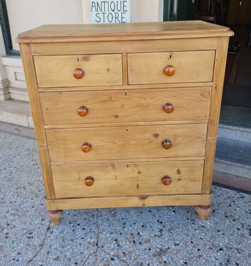 Victorian  Pine Chest of Drawers