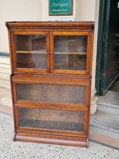 Antique Oak Stacking Bookcase
