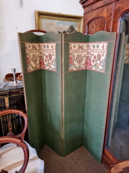 Antique Folding  Dressing Screen