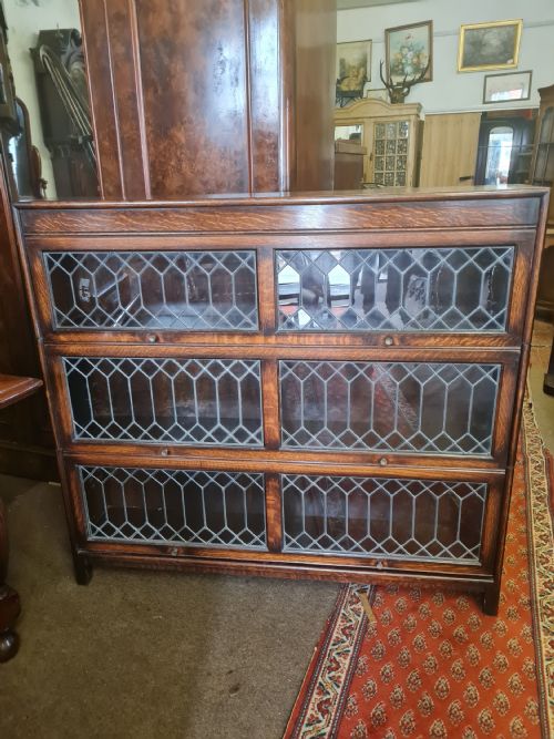 Antique Oak  Stacking Bookcase