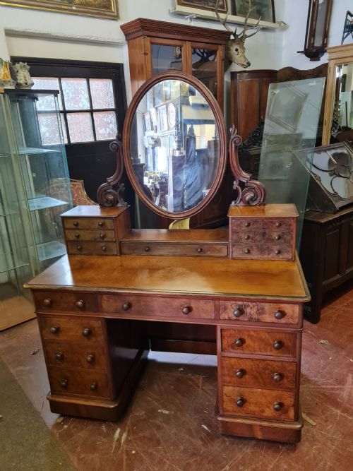 Victorian Walnut Dressing Table