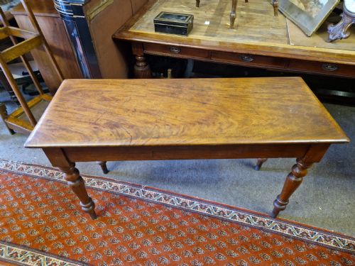 VICTORIAN MAHOGANY HALL SIDE TABLE - ADDITIONAL PHOTO 5