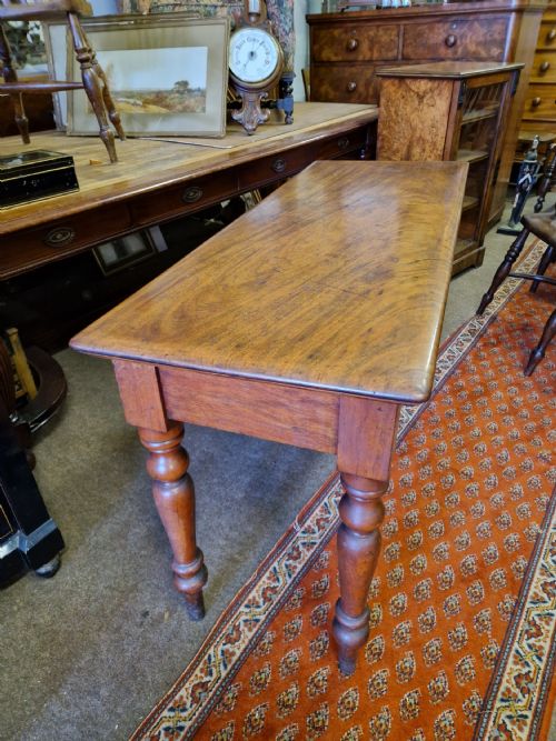 VICTORIAN MAHOGANY HALL SIDE TABLE - ADDITIONAL PHOTO 3