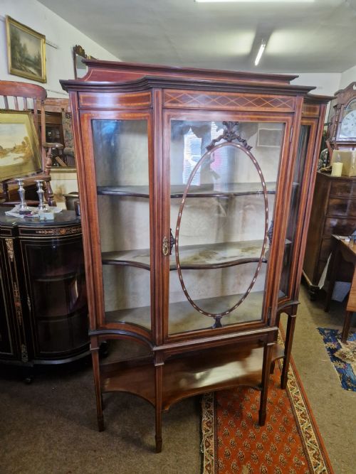Edwardian Inlaid Cabinet